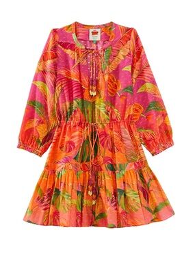 Farm Rio Ombré Forest Mini Dress Size M